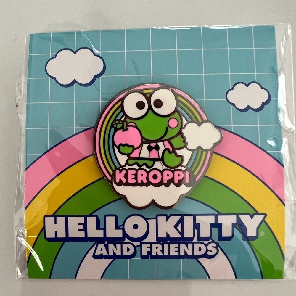 Sanrio Keroppi Metal Pin w/Rubber Backing